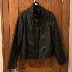 Fux leather jacket
